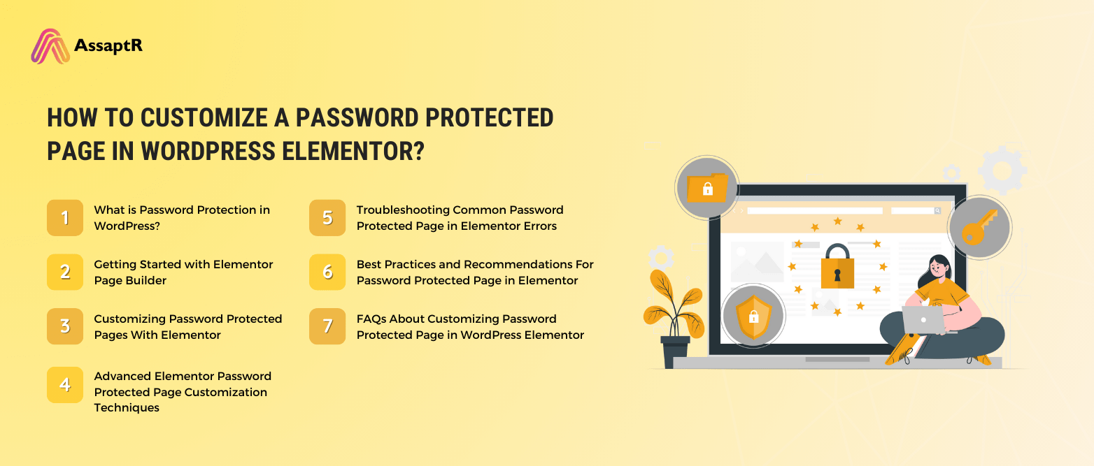 How to Customize a Password Protected Page in WordPress Elementor?