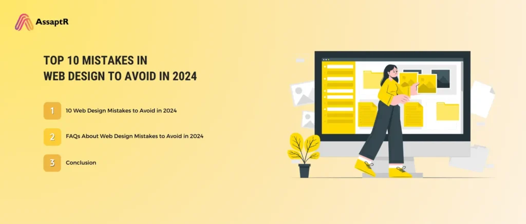 Top 10 Mistakes in Web Design to Avoid in 2024