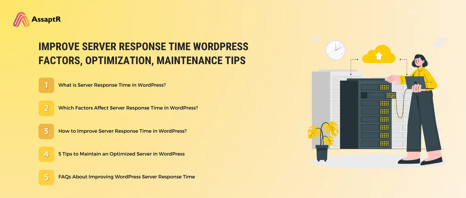7 Easy Methods to Improve Server Response time WordPress
