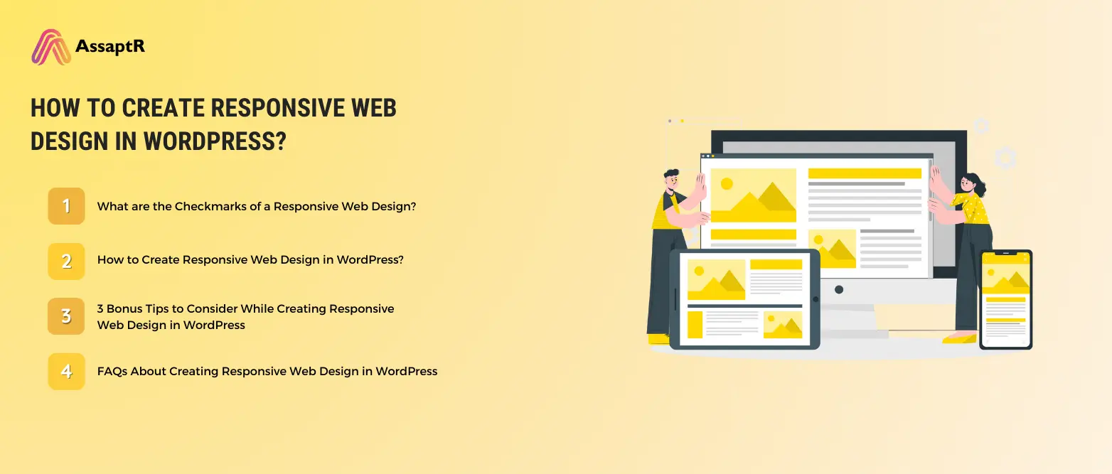 how to create responsive web design in wordpress?