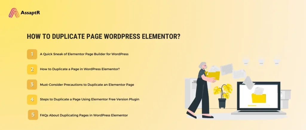 how to duplicate page wordpress elementor?