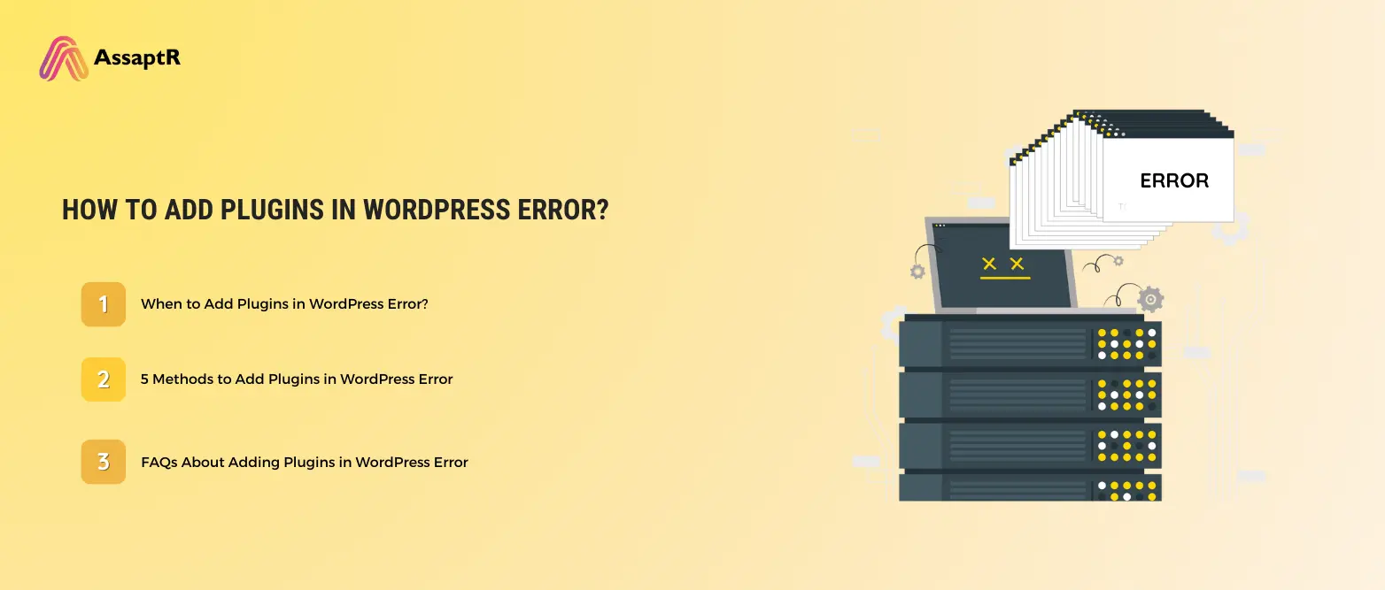 How to Add Plugins in WordPress Error?