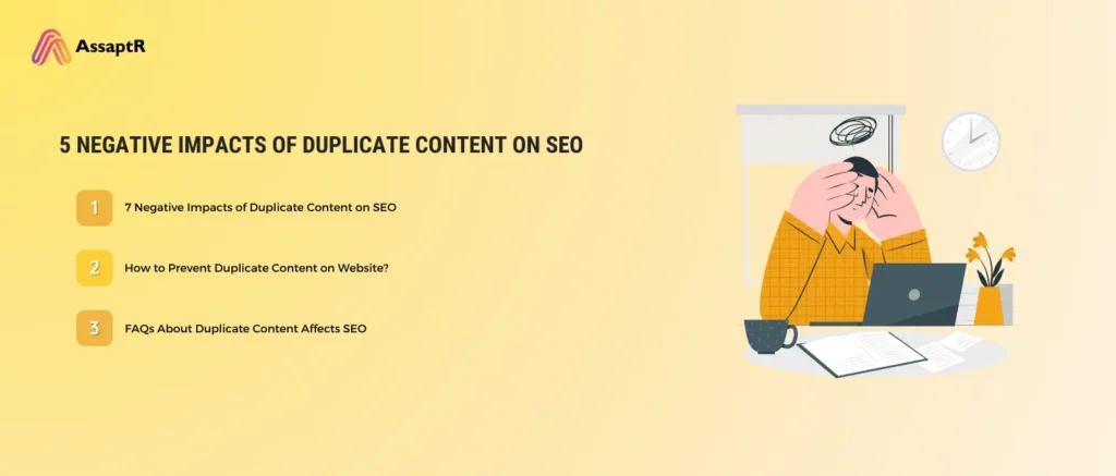 how does duplicate content affect seo