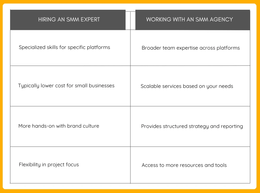 How to Choose Between SMM Specialist and SMM Agency?