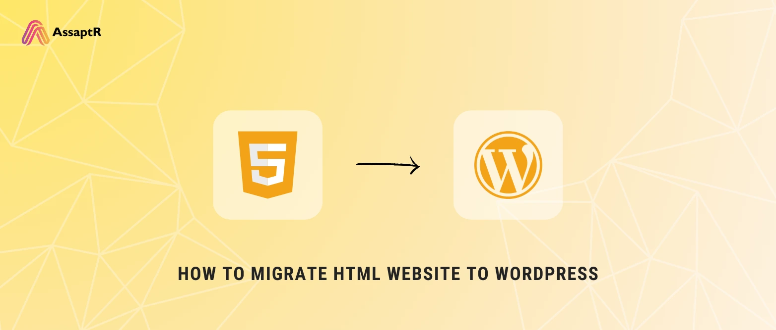 how to migrate html website to wordpress?