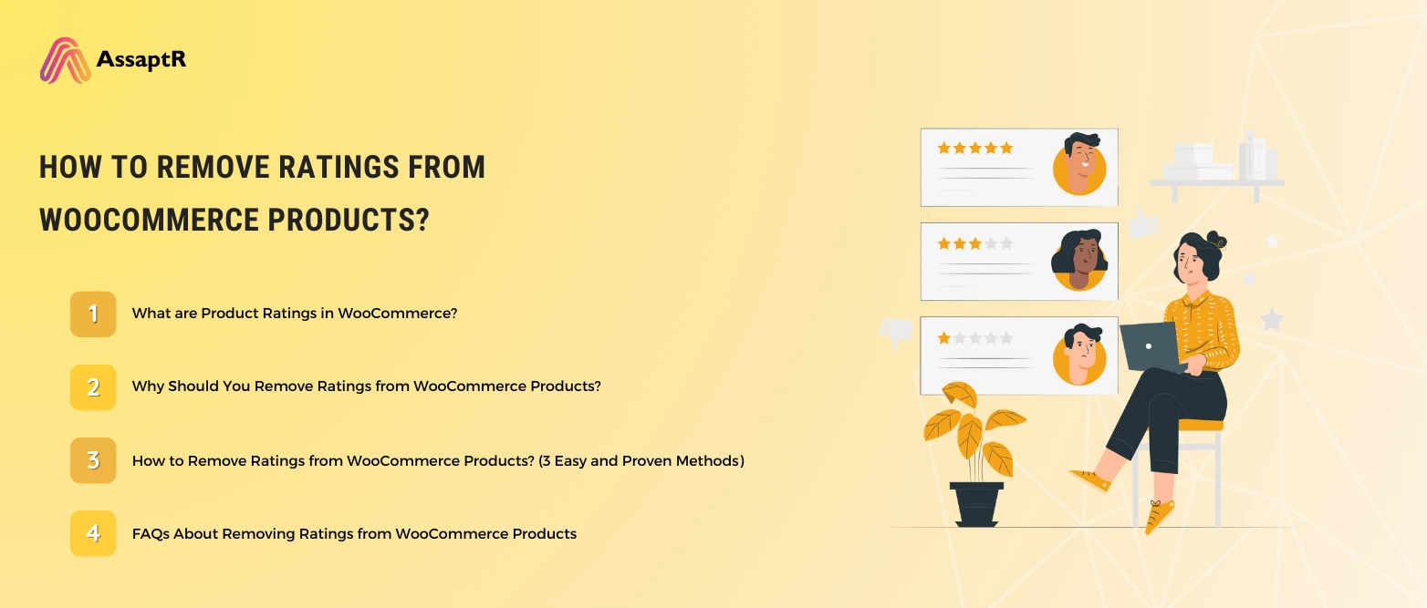 How to Remove Ratings from WooCommerce Products?