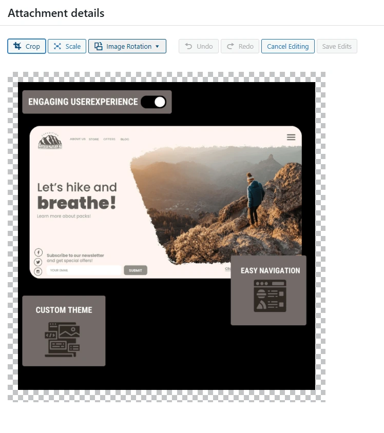 Change Image Size in WordPress Blog Post Using Image Settings in the Media Library