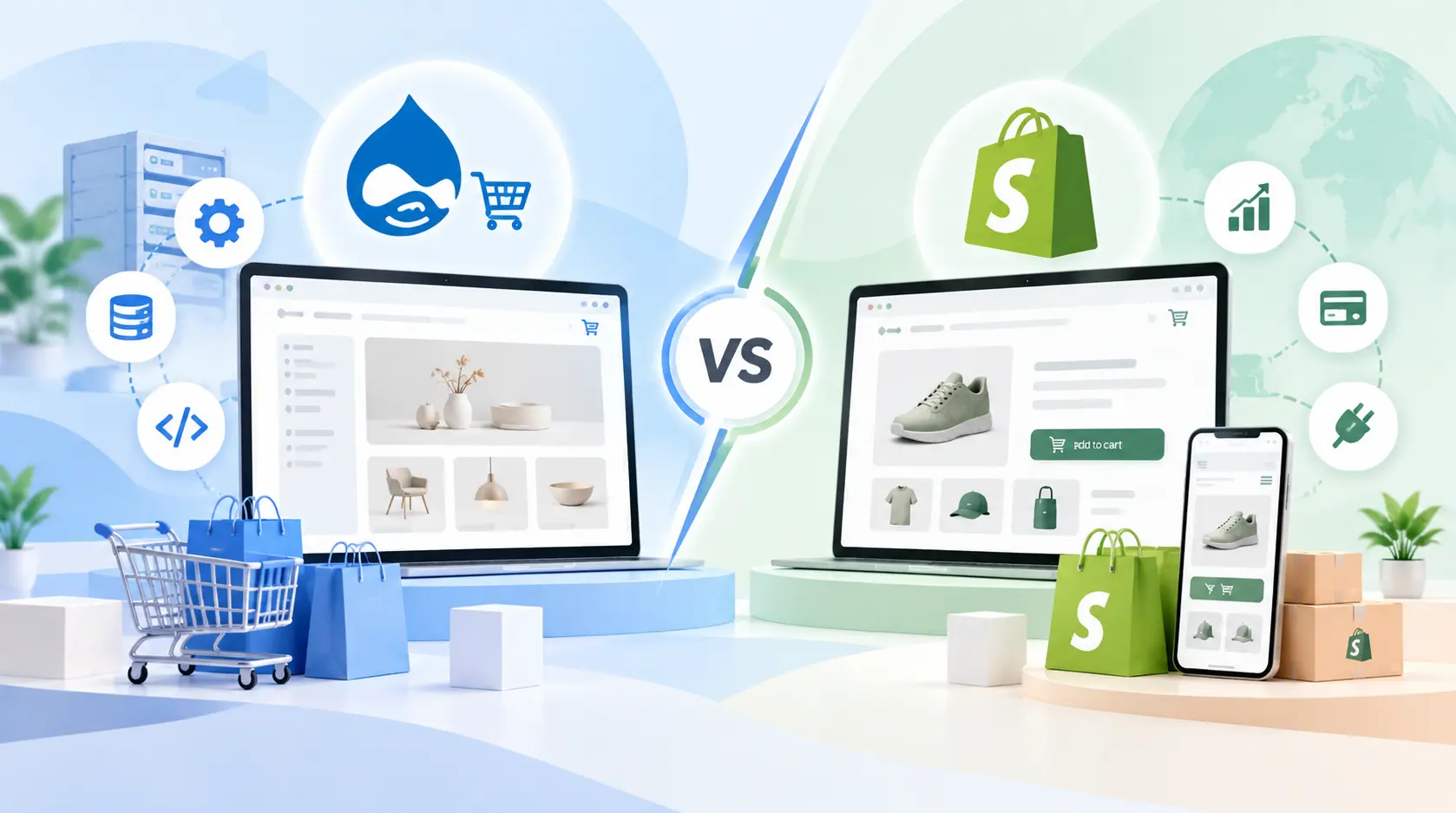 Drupal Commerce vs Shopify Comparison